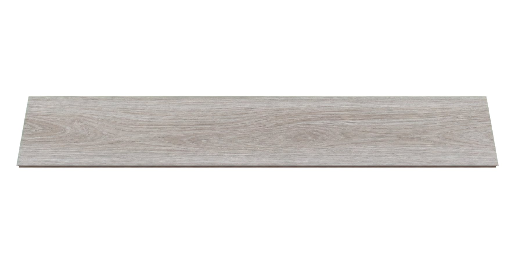 Isolated Cool Grey Oak Eco Decotile flooring plank
