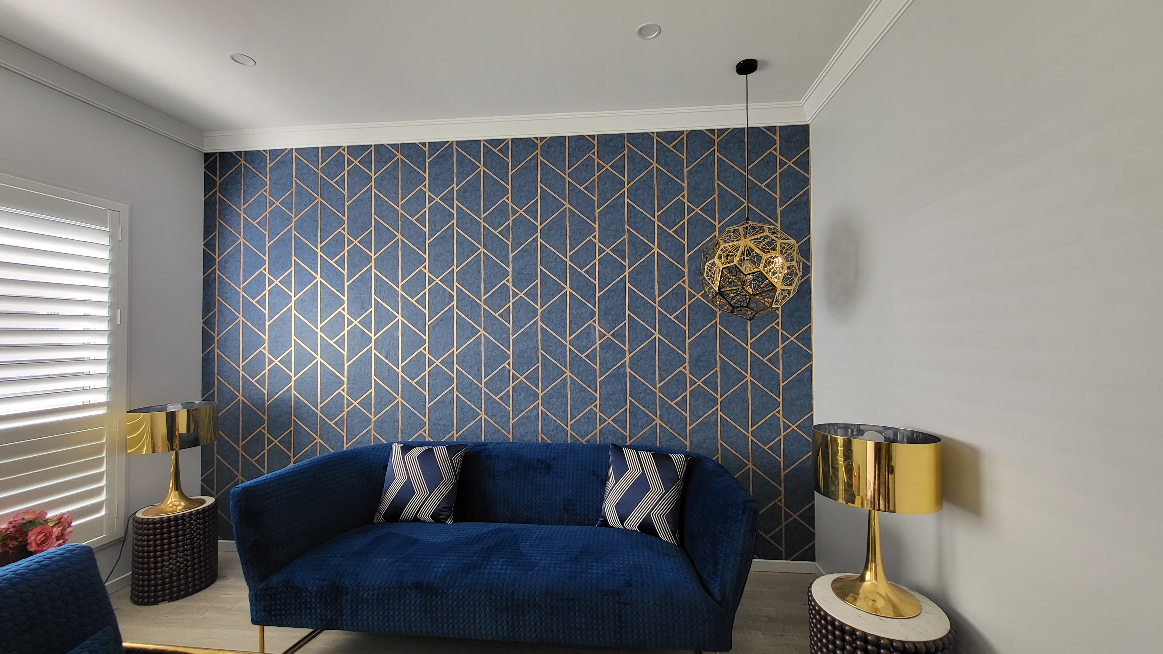 Living room wallpaper by Wallpaper Masters