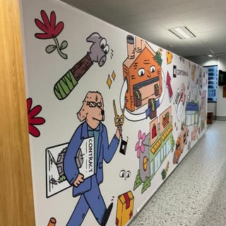 Wallpaper Masters mural