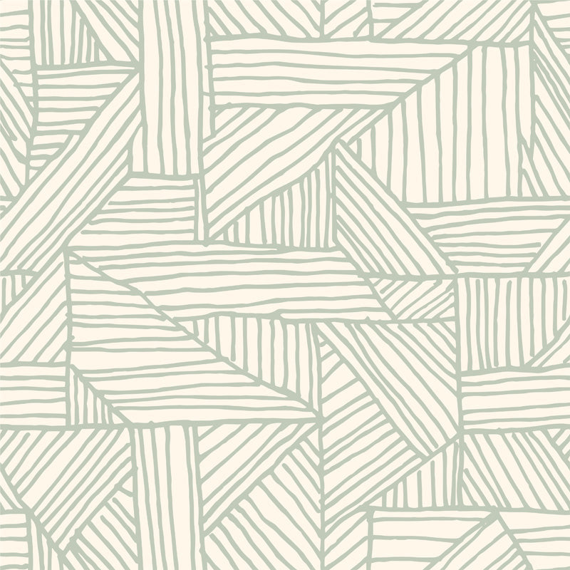 Nordic Linework geometric wallpaper detail